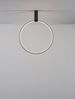 Nova Luce 9085243 GARVE LED Deckenleuchte 60cm 3000K Schwarz Bild 5