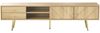 TV-Schrank in Holzoptik mit Rillentüren & Schubladen, 160x36x42 cm, Holzfarbe Bild 3