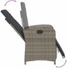 vidaXL 7-tlg. Garten-Essgruppe mit Kissen Grau Poly Rattan 3212484 Bild 5