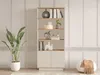 Vente-unique - LOTULA Bookcase Holz, Platte BeigeBeige - B 26,8 cm x H 168,3 cm x L 75,5 cm Bild 4