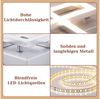 ZMH LED Deckenleuchte Wohnzimmer Modern 2 Flammig 24W Deckenlampe Küche - Warmweiß, Augenschutz, LED fest integriert, 3000k Bild 4