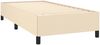 Boxspringbett mit Matratze Stoff Creme 80x200 cm, Härtegrad: H2 [3127762] Bild 4