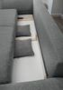 Schlafsofa >Phedra< in 9751 Corto grau, Mikrofaser / Stoff - 242x90x131 (BxHxT) Bild 4