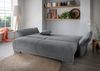 Schlafsofa >Phedra< in 9751 Corto grau, Mikrofaser / Stoff - 242x90x131 (BxHxT) Bild 5