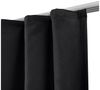 Beautissu Vorhang 2er Set Thermovorhang Gardine Schwarz Amelie TK, 140x245cm, Vorhang isolierend Kälte- & Hitzeschutz Universalband Verdunkelnd Bild 3