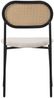 ML-DESIGN Stuhl Esszimmerstühle Rattanstuhl Polsterstühle Akzentstühle für Esszimmer (4 St), Beige Esstischstühle mit Rückenlehne aus Rattan 4er Set Küchenstuhl Bild 4