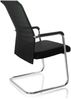 hjh OFFICE Besucherstuhl Konferenzstuhl FALCONE V Stoff Schwarz/Grün Bild 5