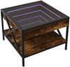 vidaXL Couchtisch mit Infinity-LED Räuchereiche 50x50x38 cm 847699 Bild 3