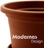 BigDean 8 Stück Blumentopf mit Untersetzer rund ø 20 cm Terrakotta– wetterfester Pflanzkübel Made in Europe Bild 5