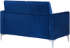 2-Sitzer Sofa Samtstoff marineblau FENES Bild 5