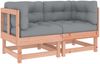 vidaXL Ecksofas mit Kissen 2 Stk. Massivholz Douglasie 825455 Bild 2