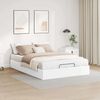 vidaXL Ottoman-Bett ohne Matratze Weiß 140x200 cm Kunstleder 3310805 Bild 3