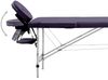 vidaXL Massageliege Klappbar 2-Zonen mit Aluminiumgestell Lila 110195 Bild 5