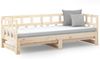 vidaXL Tagesbett Ausziehbar Massivholz Kiefer 2x(80x200) cm [820227] Bild 5
