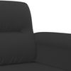 vidaXL 2-tlg. Sofagarnitur mit Kissen Schwarz Mikrofasergewebe 3202341 Bild 5