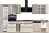 nobilia® Küchenzeile "Laser II", NEU: individuell anpassbar mit gratis Profi-Beratung, vormontiert, 360 cm breit, optional mit verschiedenen E‑Geräte-Sets Bild 4