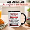 Momentals Tasse 77 Geburtstag Mann Frau – ACHTUNG – Geburtstagsgeschenk Männer Frauen, Gratis Versand · Links-&Rechtshänder · Spülmaschinenfest Bild 3