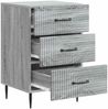 vidaXL Nachttisch Graues Sonoma 43 x 41 x 66,5 cm Holzwerkstoff 894791 Bild 3
