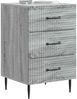 vidaXL Nachttisch Graues Sonoma 43 x 41 x 66,5 cm Holzwerkstoff 894791 Bild 2