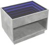 vidaXL Couchtisch mit Infinity-LED Betongrau 70x50x50 cm 847661 Bild 5