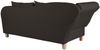 Selma Recamiere mit Armteil links klappbar Flachgewebe Chocolate Buche Natur Bild 4