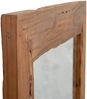 Wandspiegel TEAK ca. 130x70cm Spiegel Holzspiegel Recycelt Massiv Rustikal Urig Bild 5