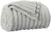 vidaXL Überwurfdecke Grau 240 x 220 cm Fleece 42016835 Bild 2