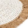 Das Water Hyacinth Raffia Platzdeckchen - Weiss Natur Bild 3