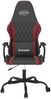 vidaXL Gaming-Stuhl Schwarz und Weinrot Kunstleder 3143782 Bild 3