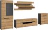 Wohnkombination (B/H/T: 375x190x44 cm) in Artisan Nachbildung Bild 1