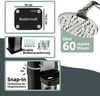 Outdoor Solardusche 40 Liter inkl. Wasserspeicher - Mit Abdeckung | Solar Gartendusche warmes Wasser Pooldusche Campingdusche Bild 5