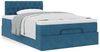vidaXL Ottoman-Bett mit Matratze Dunkelblau 120x200 cm Samt 3311841 Bild 3