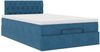 vidaXL Ottoman-Bett mit Matratze Dunkelblau 120x200 cm Samt 3311841 Bild 5