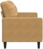 vidaXL 2-Sitzer-Sofa, Samt braun, 157 x 77 x 80 cm Bild 5