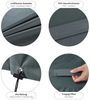 Lumaland Grillabdeckhaube Wasserdicht Oxford 600D PVC 152,4x63x125 cm, Schutz vor Regen Wind Staub Schmutz zu starker Sonneneinstrahlung Bild 3
