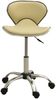 vidaXL Friseur Rollhocker Creme Kunstleder [323677] Bild 2