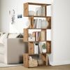 vidaXL Raumteiler-Bücherregal 5 Etagen Artisan-Eiche 70x24x161 cm 858101 Bild 4