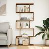 vidaXL Raumteiler-Bücherregal 5 Etagen Artisan-Eiche 70x24x161 cm 858101 Bild 3