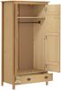 vidaXL Kleiderschrank mit 2 Türen Hill 89x50x170 cm Massivholz Kiefer 288947 Bild 3