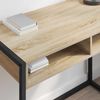 vidaXL Schreibtisch mit Speicher Sonoma 100 x 50 x 75 cm Holzwerkstoff 886475 Bild 4