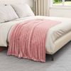 vidaXL Überwurfdecke Rosa 150 x 130 cm Fleece 42016861 Bild 3