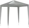 vidaXL Party-Zelt 200 x 200 x 240 cm Hellgrau PE und Stahl 42032985 Bild 2