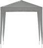 vidaXL Party-Zelt 200 x 200 x 240 cm Hellgrau PE und Stahl 42032985 Bild 4