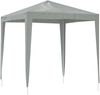 vidaXL Party-Zelt 200 x 200 x 240 cm Hellgrau PE und Stahl 42032985 Bild 5
