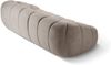 Micadoni Sofa Diana 4-Sitzer Strukturierter Samtstoff Dunkelbeige Bild 3
