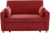 Schlafsofa 2-Sitzer AYLA - Stoff - Rot Bild 2