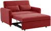 Schlafsofa 2-Sitzer AYLA - Stoff - Rot Bild 5