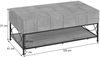 Couchtisch HWC-N30, Wohnzimmertisch Tisch Sofatisch Beistelltisch, Ablage Massiv-Holz MDF, 51x120x61cm Bild 3