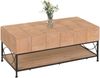 Couchtisch HWC-N30, Wohnzimmertisch Tisch Sofatisch Beistelltisch, Ablage Massiv-Holz MDF, 51x120x61cm Bild 1
