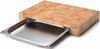 Continenta Schneidebrett mit Edelstahl-Schublade 4027 48 x 32,5 x 6 cm Bild 2